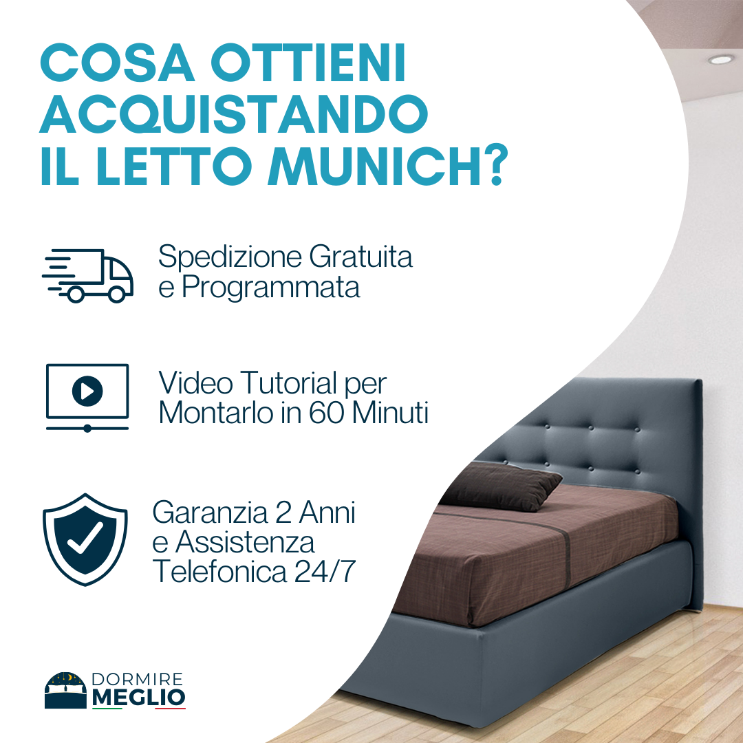 Letto Munich Mezzapiazza
