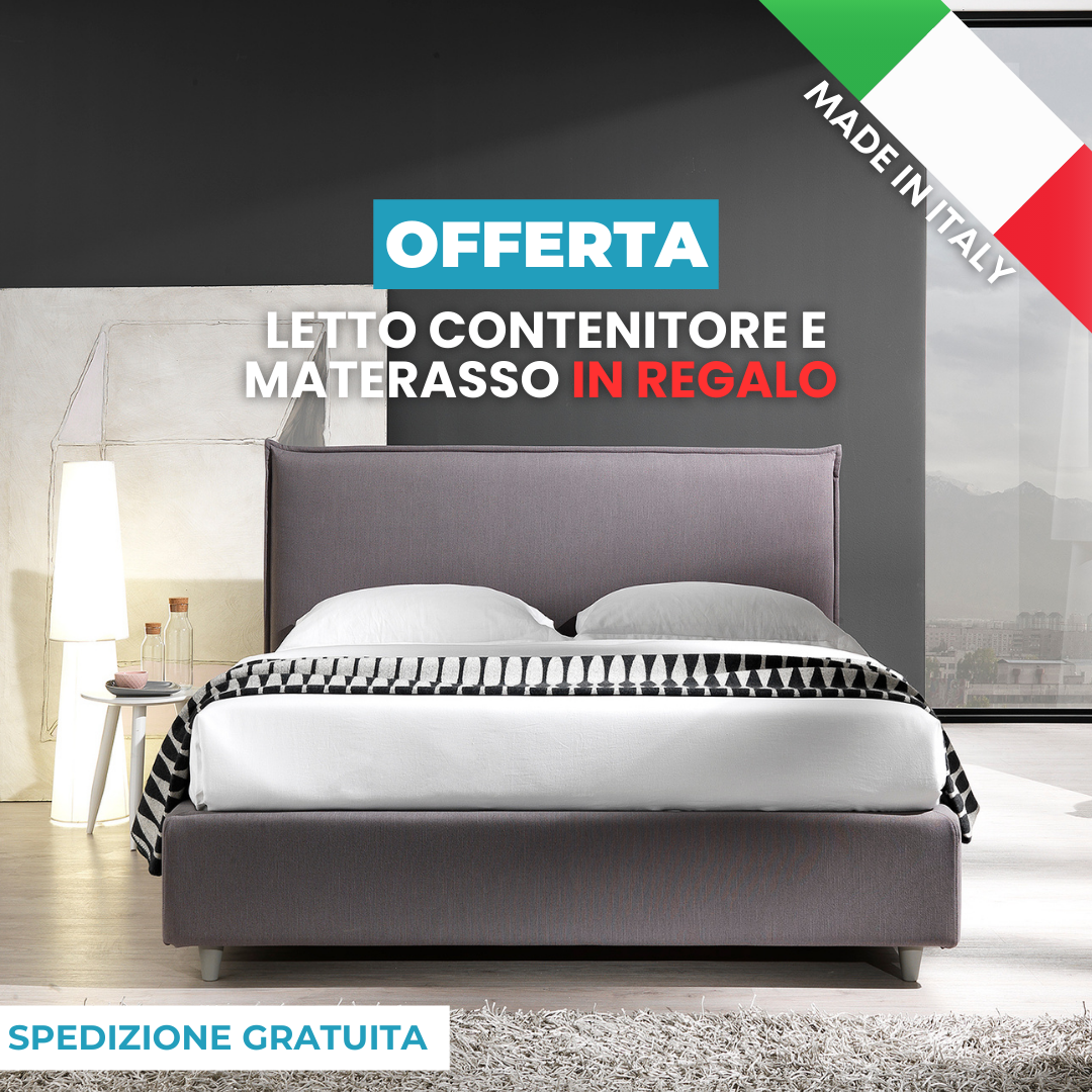Letto Contenitore e Materasso in Regalo