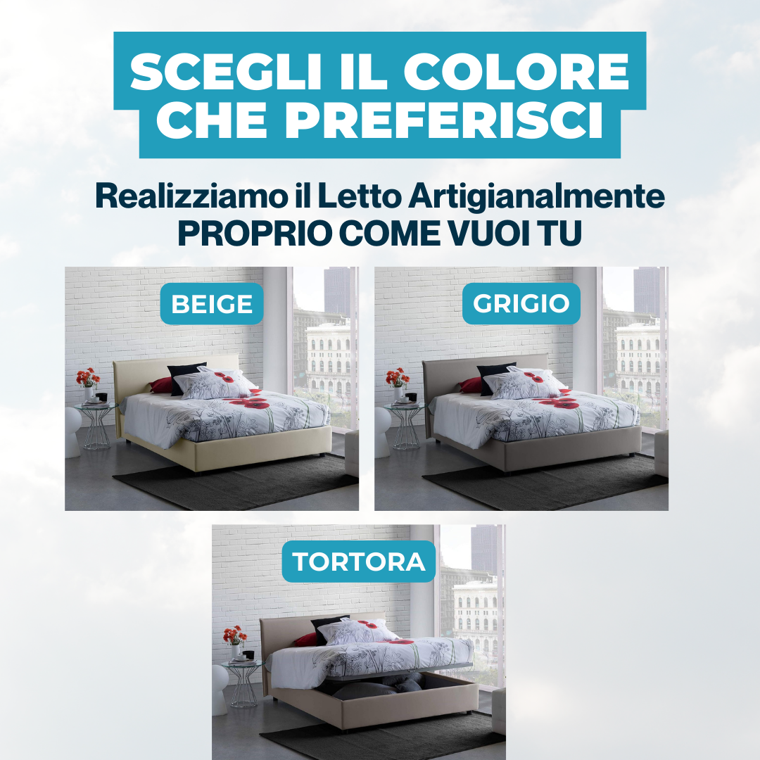 Letto Contenitore e Materasso in Regalo
