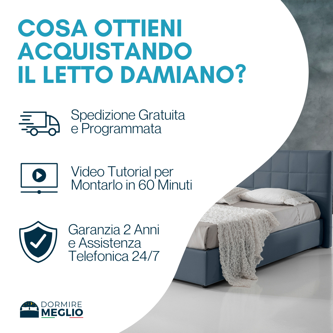 Letto Damiano Matrimoniale